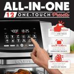 14 Qt Air Fryer with Rotisserie & Touch Control