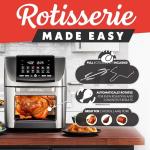 14 Qt Air Fryer with Rotisserie & Touch Control