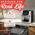 14 Qt Air Fryer with Rotisserie & Touch Control