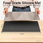 Stainless Steel Cutting Boards with Non-Slip Mat