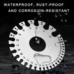 Stainless Steel Thickness Gauge Measuring Tools Set