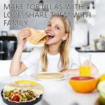 Tortilla Crimper for Sealed Tacos and Quesadillas