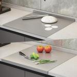 Stainless Steel Cutting Boards with Non-Slip Mat