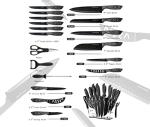 Dockorio 19-Piece Stainless Steel Knife Set