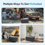 Feelfunn 12 Volt Refrigerator - 21QT(20L) Portable Freezer, Electric Cooler for Car Truck RV Van Camping & Road Trip, Fast Cooling Fridge with 12/24V DC & 110-240V AC for Vehicle & Home Use,-4℉~68℉