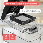 Fullstar The Original Pro Chopper - Vegetable Chopper and Spiralizer, Food Chopper with Container, Fruit Slicer, Kitchen Gadgets & Gifts, Home Essentials (4 in 1, Clear)