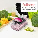 Fullstar The Original Pro Chopper - Vegetable Chopper and Spiralizer, Food Chopper with Container, Fruit Slicer, Kitchen Gadgets & Gifts, Home Essentials (4 in 1, Clear)