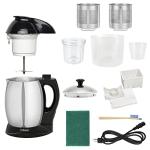 Tribest SB-132 Soyabella, Automatic Soy Milk Maker Machine with Tofu Kit Large, Silver, Large, Black/Stainless Steel