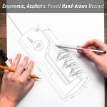 Professional Electric Knife Sharpener with 100% Diamond Abrasives & Precision Angle Guides, 3-Speed Variable 4-Stage Open Touch-Screen Knife Sharpener for Straight, Serrated Edges, Scissors & Axes