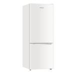 BANGSON Apartment 7.1 Cu.Ft Refrigerator with Freezer, Office Fridge with Bottom Freezer, Large Capacity, Energy Saving, Adjustable Thermostat, Low Noise, Cream White