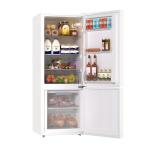 BANGSON Apartment 7.1 Cu.Ft Refrigerator with Freezer, Office Fridge with Bottom Freezer, Large Capacity, Energy Saving, Adjustable Thermostat, Low Noise, Cream White