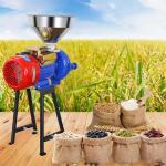 EVGTTI Electric Grain Grinder Mill 3000W, 110V Dry Cereals Grinder with Funnel, Commercial Electric Feed Mill Dry Grinder, Rice Corn Grain Coffee Wheat Feed Mill Flour Mill