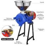 EVGTTI Electric Grain Grinder Mill 3000W, 110V Dry Cereals Grinder with Funnel, Commercial Electric Feed Mill Dry Grinder, Rice Corn Grain Coffee Wheat Feed Mill Flour Mill