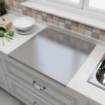 Stainless Steel Cutting Boards with Lip for Kitchen,Chopping Boards for Countertop,Large Metal Cutting Board over Sink Suitable for Meat, Fruits,Vegetables,Bread,Cake,Pasta,Noodle,and Pizza19.7“*15.7“