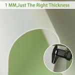 Janeart Clear Silicone Mat Small: 9" Non-Slip Baking Mat for Kitchen Counter - Heat Resistant Countertop Liner for Pastry 1/25 x 9 x 12 Inch Translucent (2/Pack)