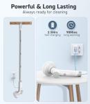 Electric Spin Scrubber, VEWIOR Cordless Shower Scrubber with 3 Adjustable Angle, Cleaning Brush with 2 Speeds 3 Replaceable Brush Heads for Bathroom Kitchen Tub