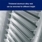 Kolice Commercial 10-Tray Dough Baking Bread Proofer, 23.62''x15.75'' trays size Refrigerated Fermentation Cabinet, Integrated Freezing,Keep Fresh and Fermentation, Temperature: -15℃ to 50 ℃