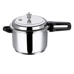 Vinod Pressure Cooker Stainless Steel – Outer Lid - 7 Liter – Induction Base Cooker – Indian Pressure Cooker – Sandwich Bottom – Best Used For Indian Cooking, Soups, and Rice Recipes, Quinoa