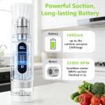 ALLHOPE Compact Vacuum Sealer for Food Storage: Portable Handheld Food Sealer, 80kPa Suction, 1800mAh Battery, 30 Reusable Vacuum Bags, Preserve 5X Freshness with Easy Operation