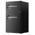Frigidaire, 3.1 Cu. Ft. 2 Door Retro Series Compact Refrigerator, Built-In Side Bottle Opener, Onyx