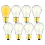 Xinafan Food Warming Heat Lamp Bulbs Compatible with Hatco 02.30.265 Food Warmer, Hi-Temp Resistant Buffet Drawer Countertop Drop-in Warmers Light Heat Bulbs, 40W, E26 Base, 8 Pack