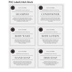 Empty Plastic Bottles with Pump Dispenser and Labels Included, Refillable Travel Containers for Hand sanitizer Shampoo Lotion, etc - No BPA/Parabenf, 500ml/16.9oz (Amber, 3 Pack)