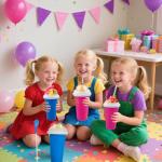 2PCS Slushie Maker Cup, Quick Frozen Magic Cups for Homemade Milk Shake Ice Cream Maker, Double Layer Squeeze Slushy Maker Cup, Birthday Gifts for Mother Father,Kids,Friends,Family (Blue+Pink)