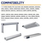 Xinafan Food Warming Heat Lamp Bulbs Compatible with Hatco 02.30.265 Food Warmer, Hi-Temp Resistant Buffet Drawer Countertop Drop-in Warmers Light Heat Bulbs, 40W, E26 Base, 8 Pack