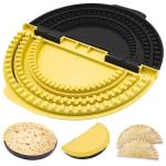 Tortilla Sealer Crimper Press - 3-in-1Quesadilla Maker for 6, 8, 10 Inch Multi-Size Quesadilla Crimper | Burrito Maker for Large Batches, Tacos & Empanadas | BPA-Free & Dishwasher Safe