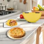 Tortilla Sealer Crimper Press - 3-in-1Quesadilla Maker for 6, 8, 10 Inch Multi-Size Quesadilla Crimper | Burrito Maker for Large Batches, Tacos & Empanadas | BPA-Free & Dishwasher Safe