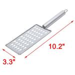 uxcell Cheese Grater - Food Graters for Kitchen Stainless Steel Peeler - Vegetable Lemon Grater Flat Fruit Grater