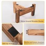 Stone Grain Mill Hand Grinder for Flour, Manual Granite Stone Mill with Stainless Steel Handle, Traditional Countertop Disc Grinder for Dry & Wet Use, Seeds, Nuts, Corn, Soybeans (7.8 x 11.8 in)