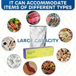 30PCS Reusable Aluminum Foil Sealable Storage Bags, Upgraded Reusable Aluminum Foil Freezer Bags with Label and Upgraded Zipper for Meat and Seafood, 3 Boxes 30Pcs Total (Large Size)