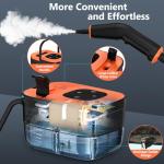 Steam Cleaner, Portable Steamer for Cleaning with 16pcs Accessories, 6-Level Adjustable, 15s Heat-Up, Handheld Steam Cleaner for Home, Tile, Grease, Dirt, Grout, Car Detailing