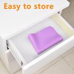 Silicone Mat, IKOCO 15.7"x 11.8" Silicone Craft Mat for Playdough A3 Large Nonstick Resin Molds Sheets for Epoxy Resin Jewelry Casting, Purple and Yellow