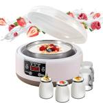Yogurt Maker Machine 36 Hour, Probiotic Yogurt Maker with Temperature Control and 36 Hour Timer, 1.2L Yogurt Machine with LCD Display, Multi-Function Yogurt Machine for Home Use (With 5 Cups)