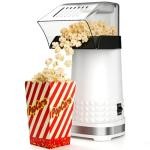 1200W Quick Popcorn Popper, ETL Certified Oil-Free Healthy Air Popper, 4.5-Quart Popcorn Maker for Movie Nights & Parties, White