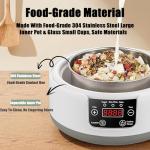 Yogurt Maker Machine 36 Hour, Probiotic Yogurt Maker with Temperature Control and 36 Hour Timer, 1.2L Yogurt Machine with LCD Display, Multi-Function Yogurt Machine for Home Use (With 5 Cups)