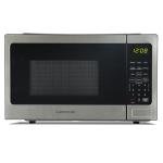 Farberware 0.9 Cu. Ft. Countertop Microwave Oven – 900 Watts Power, Auto Cook Settings, Defrost, Easy Clean and Child Safety Lock - Stainless