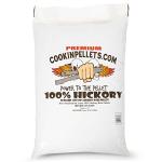 CookinPellets 40-Pound Premium Genuine Hickory Hardwood Grill Smoker Wood Pellets, No Bark, Fillers, and Flavor Oils, for Meat and Veggies (2 Pack)