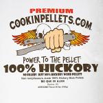 CookinPellets 40-Pound Premium Genuine Hickory Hardwood Grill Smoker Wood Pellets, No Bark, Fillers, and Flavor Oils, for Meat and Veggies (2 Pack)