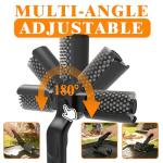 Electric BBQ Grill Brush for Outdoor, Electric BBQ Grill Cleaner with 3-Speed and Adjustable Angle, Rechargeable Grill Cleaning Brush for Barbecue Grates