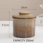 Weigeqi Butter Jar, French-Style Butter Dish with Lid, with Water Line, Countertop Suitable, Housewarming Gift Box, Kitchen & Home Decoration (kiln-transformed white, )
