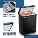 Compact DEMULLER Chest Freezer with Removable Baskets