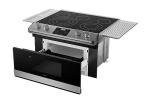 SHARP STR3065HS 30 Inch Smart Rangetop with 4 Cooking Zones, Microwave Drawer Oven, Triple & Double Heater, Warming Zone, Sensor Cook, and Metal Rotary Knobs/Glass Touch Panel