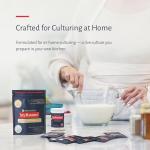 MyReuteri™ Complete Starter Culture – LRDR™ + 13 g FOS/Inulin Prebiotic Blend – Live Probiotic Cultures – Makes 6 Quarts Yogurt‑Like Cultured Dairy – Developed with Dr. William Davis