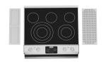 SHARP STR3065HS 30 Inch Smart Rangetop with 4 Cooking Zones, Microwave Drawer Oven, Triple & Double Heater, Warming Zone, Sensor Cook, and Metal Rotary Knobs/Glass Touch Panel