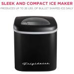 Frigidaire Compact Ice Maker - 26 lb Daily, Black