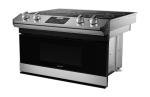 SHARP STR3065HS 30 Inch Smart Rangetop with 4 Cooking Zones, Microwave Drawer Oven, Triple & Double Heater, Warming Zone, Sensor Cook, and Metal Rotary Knobs/Glass Touch Panel