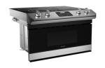SHARP STR3065HS 30 Inch Smart Rangetop with 4 Cooking Zones, Microwave Drawer Oven, Triple & Double Heater, Warming Zone, Sensor Cook, and Metal Rotary Knobs/Glass Touch Panel
